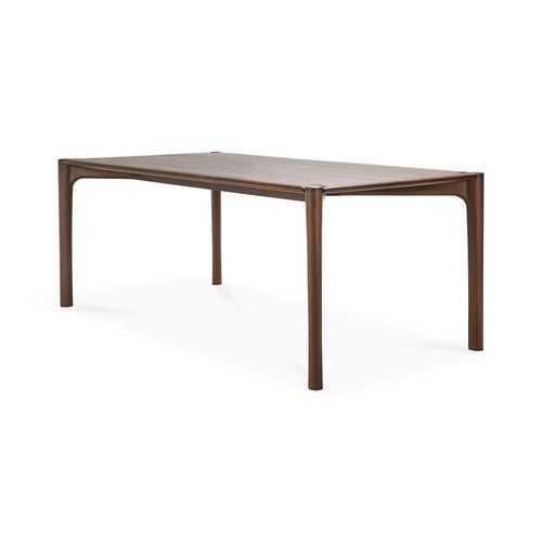 PI Matbord 95x220 cm Brunlackad teak