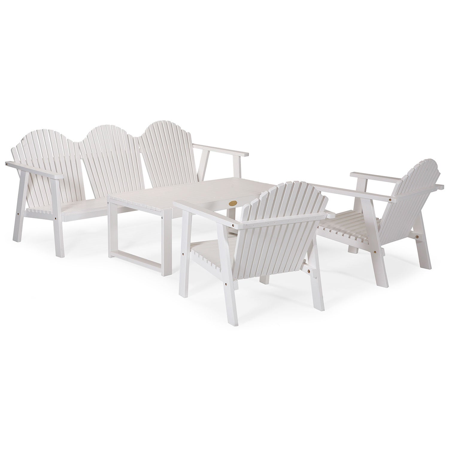 Bullerö fåtölj vit furu 