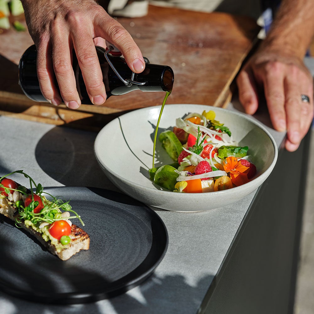 Fornax köksdel vask/kran svart/grå 