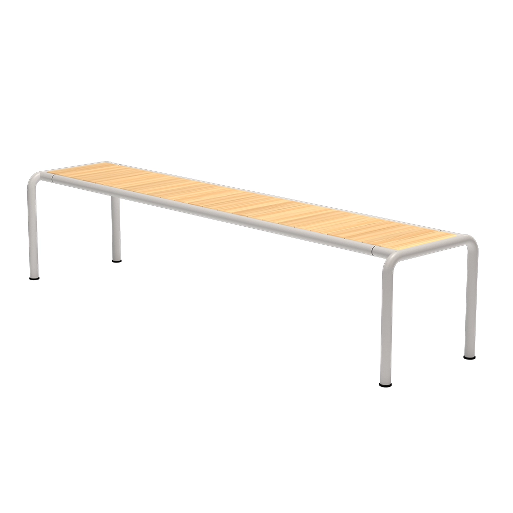 Alternativ bild 1 för HOUE - AVANTI Bench - Trädgårdsbänk - Pine/Black - Long - L48 x W199,5 x H45 x SH45 cm