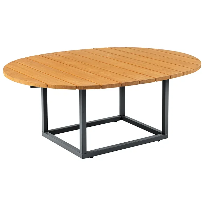 brafab, olive soffbord 80x110 cm antracit / bamboo