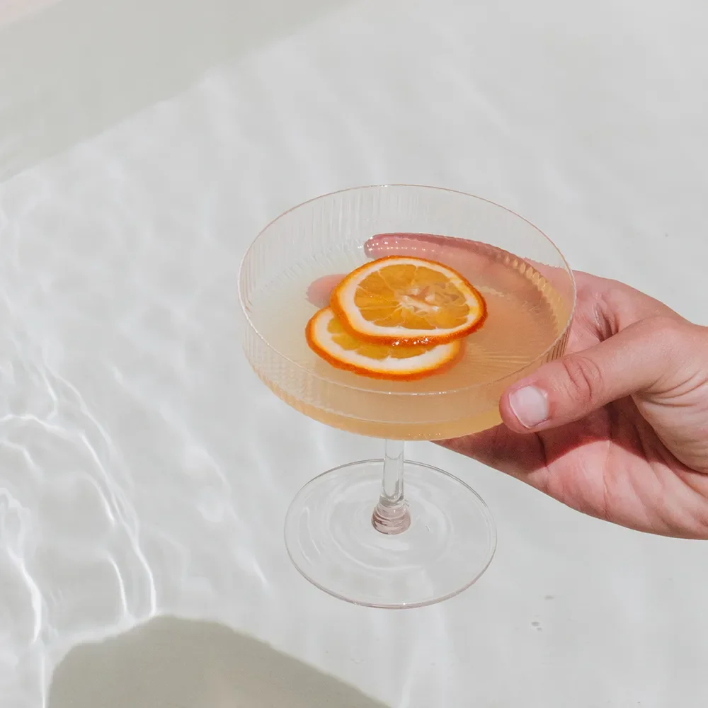 Ripple Champagneglas 2 st - Clear