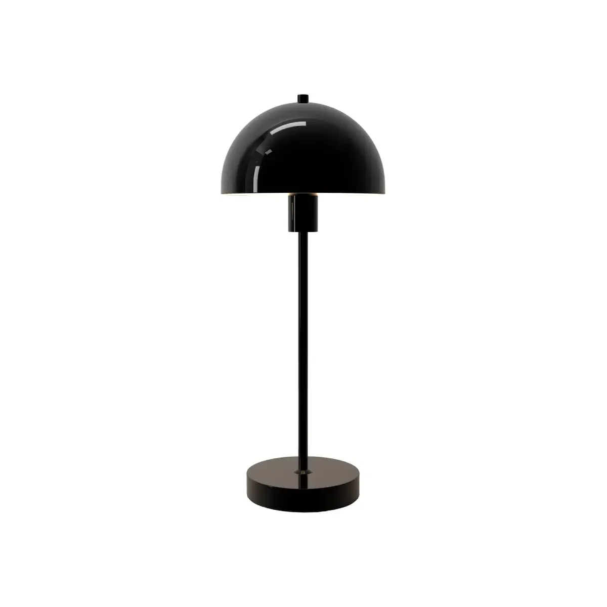 Herstal, Vienda blanksvart Bordslampa Ø19,5xH50 cm Metall