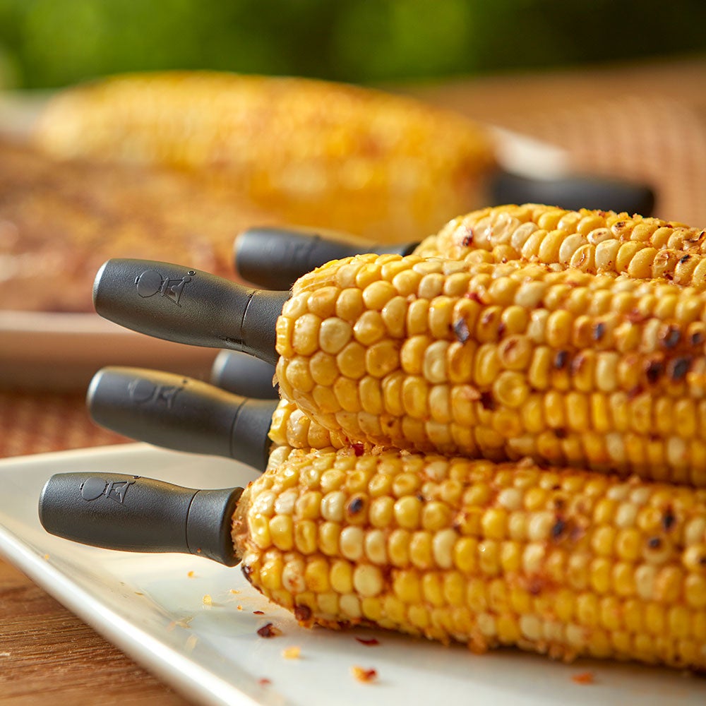 Majshållare 4 set rostfritt stål/nylon 