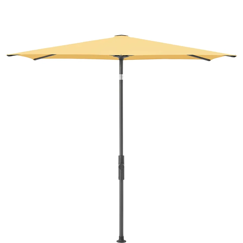 Glatz, Twist parasoll 250x200 cm anthracite Kat.4 438 Straw