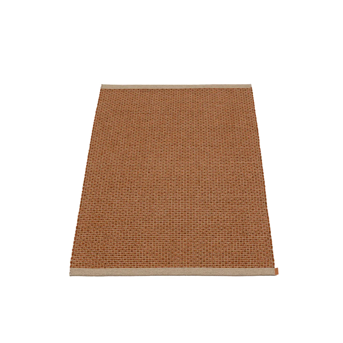 Tvättbar Plastmatta NILS Rust 70x120 cm