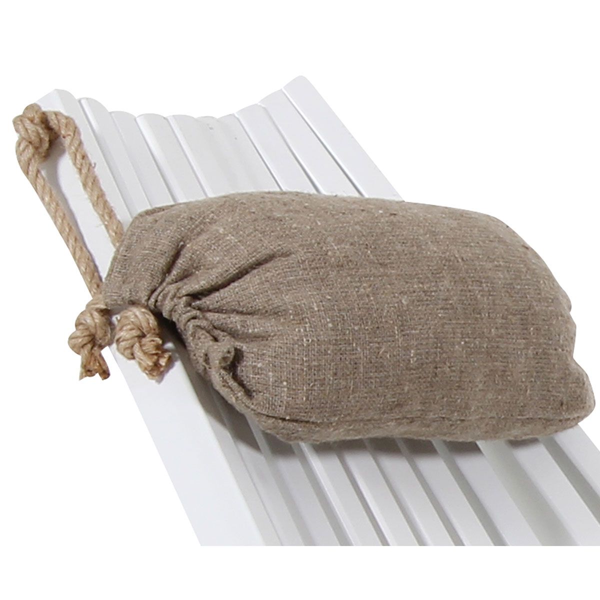 Ribbon nackkudde natur 