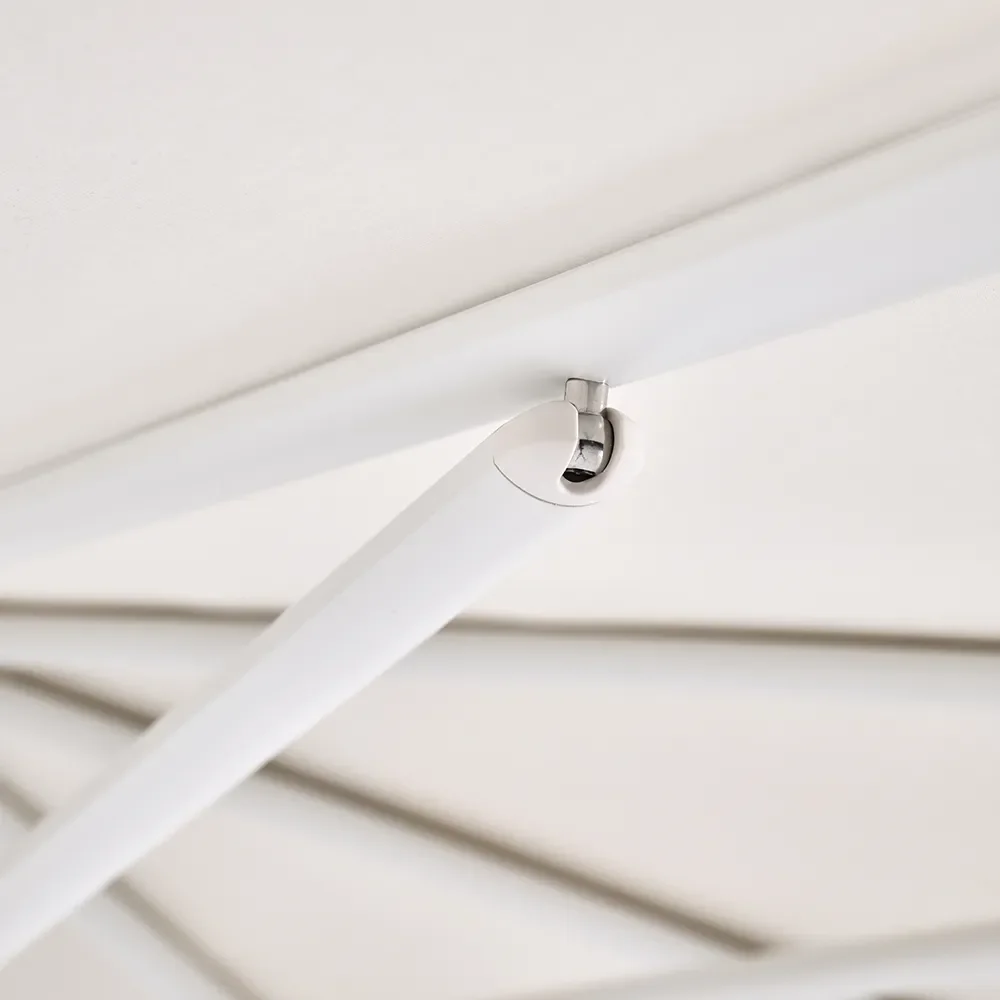 Smart parasoll 200 cm Kat.5 604 Cereal matt white