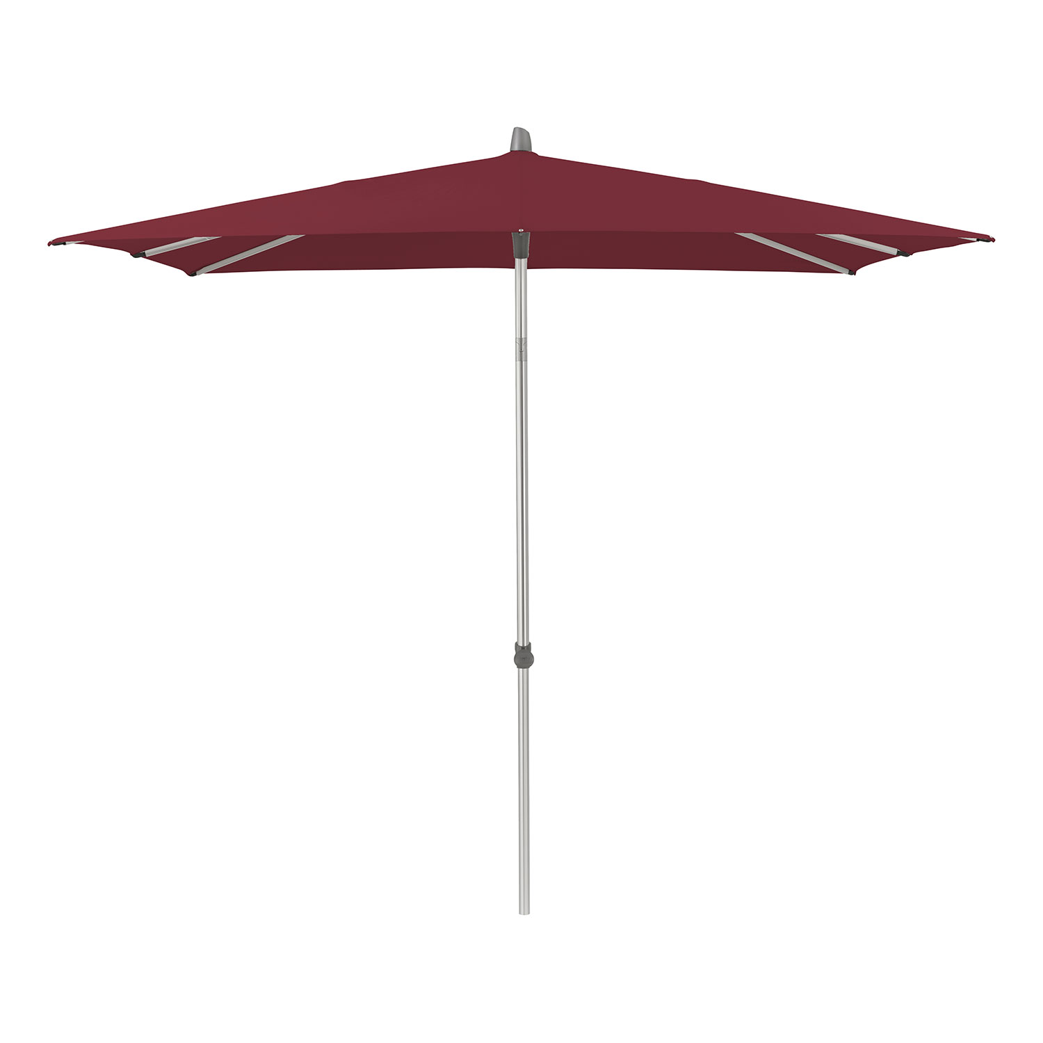 Alu-smart parasoll 200×200 cm kat.5 645 burgundy