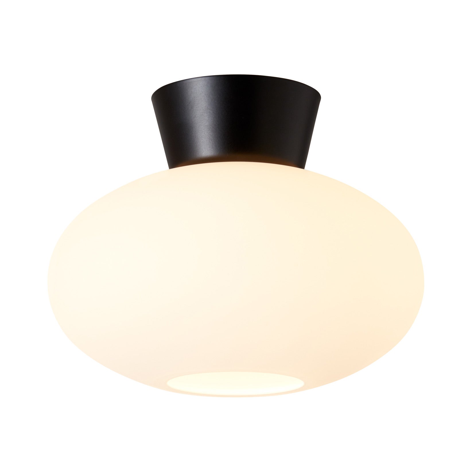 Belid, Bullo Plafond D270 Mattsvart/Opalglas