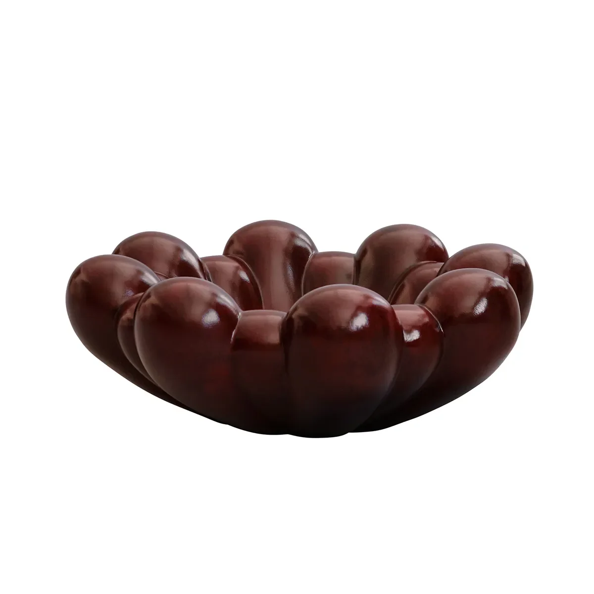101 Copenhagen, Handgjord Dekorationsskål Bloom Maroon Ø 44 cm