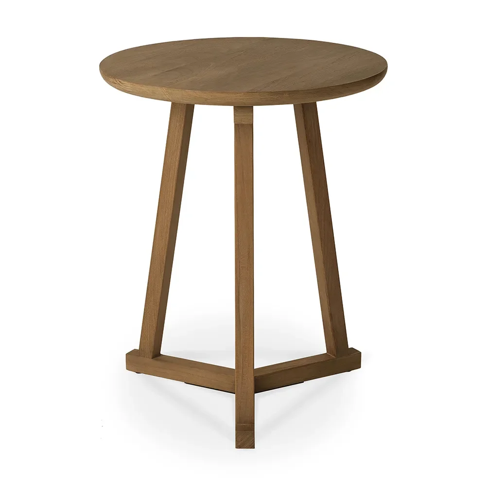 ethnicraft, tripod sidobord teak