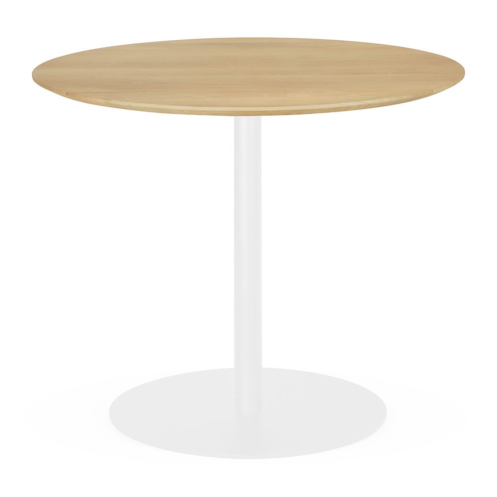 Blend Skiva till Matbord Lackad Ek Ø90 cm