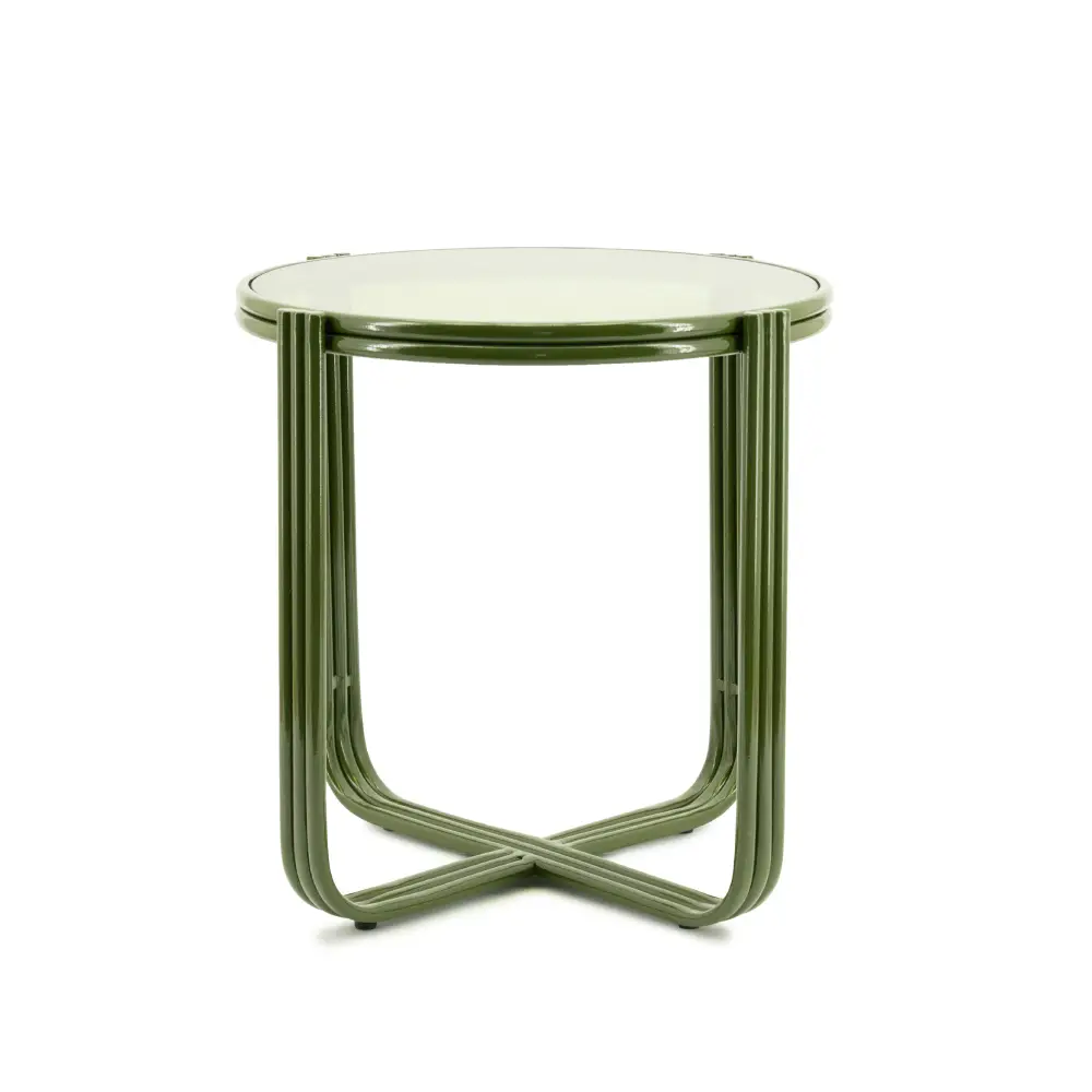 By Boo, Groovy sidobord - green 42,5x42,5x42,5 cm