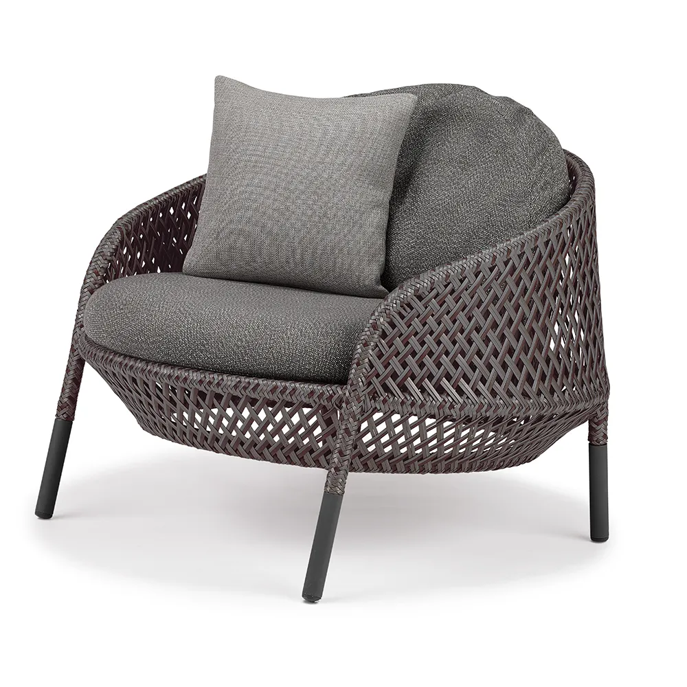 Dedon, AHNDA loungestol AB7 vulcano 0305 graphite 0108