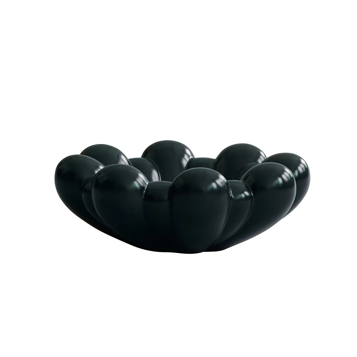 101 Copenhagen, Handgjord Dekorationsskål Bloom Dark Green Ø 44 cm