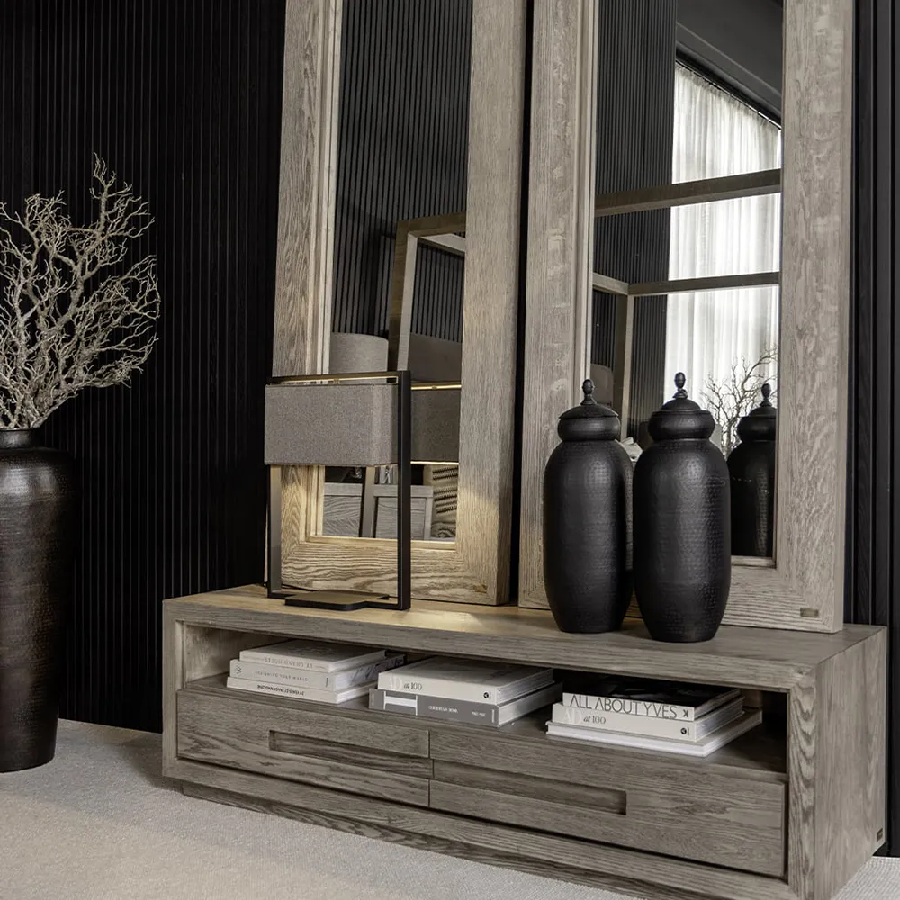 Hunter Mediabänk Antikgrå