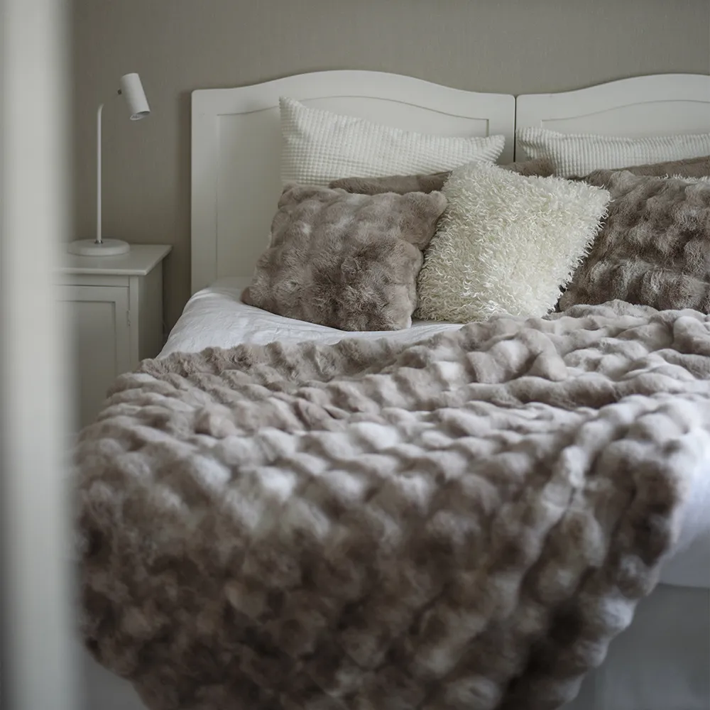 Misty Pläd 140x220 cm Sand