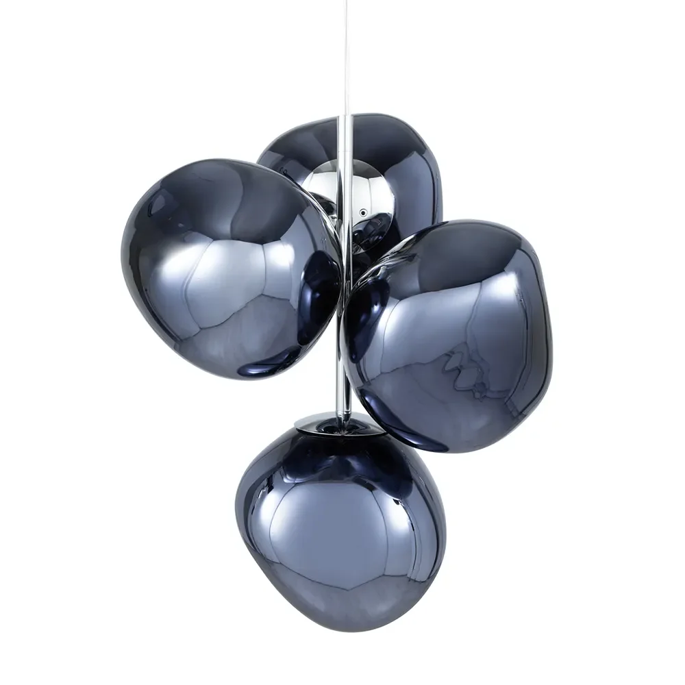 Melt Chandelier Mini Takkrona Smoke LED
