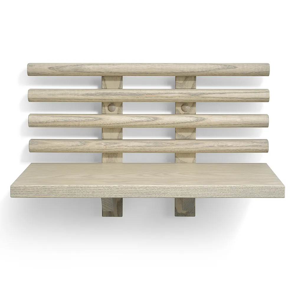 oscarssons möbel, zana sängbord gråoljad ask