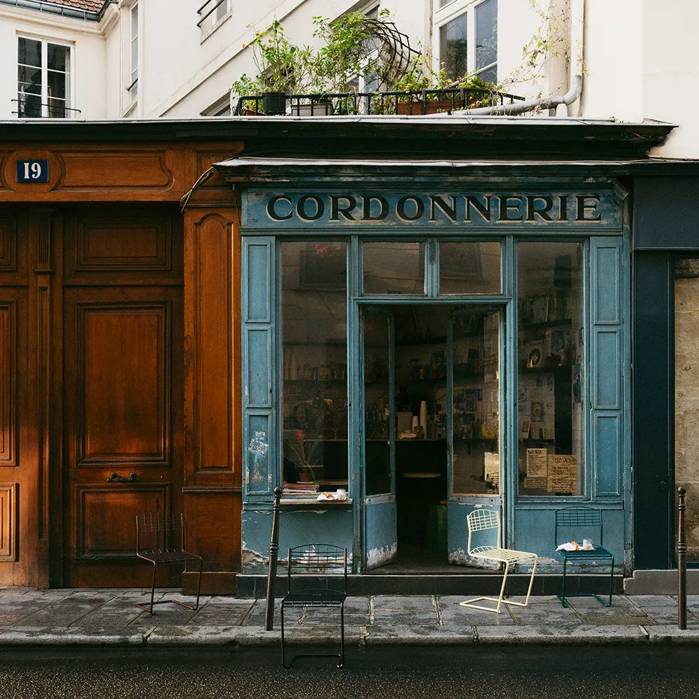 Stol High Tech Blue green