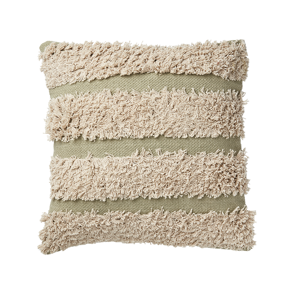 Affari of Sweden, MINNA kuddfodral ljusgrön/natur