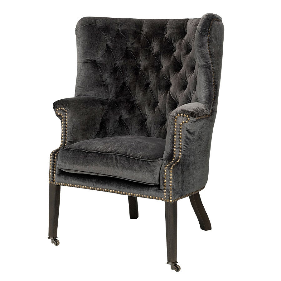 Artwood, Churchtown Fåtölj Armchair Avanna Velvet Dark