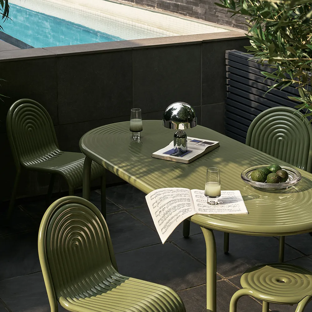 Bell Portabel lampa Silver LED