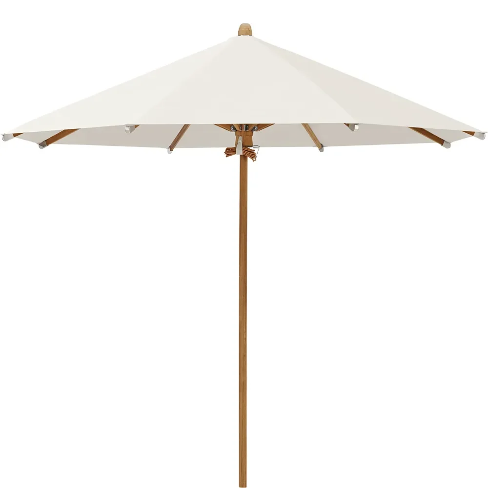Glatz, Teakwood parasoll 300 cm Kat.4 453 Vanilla