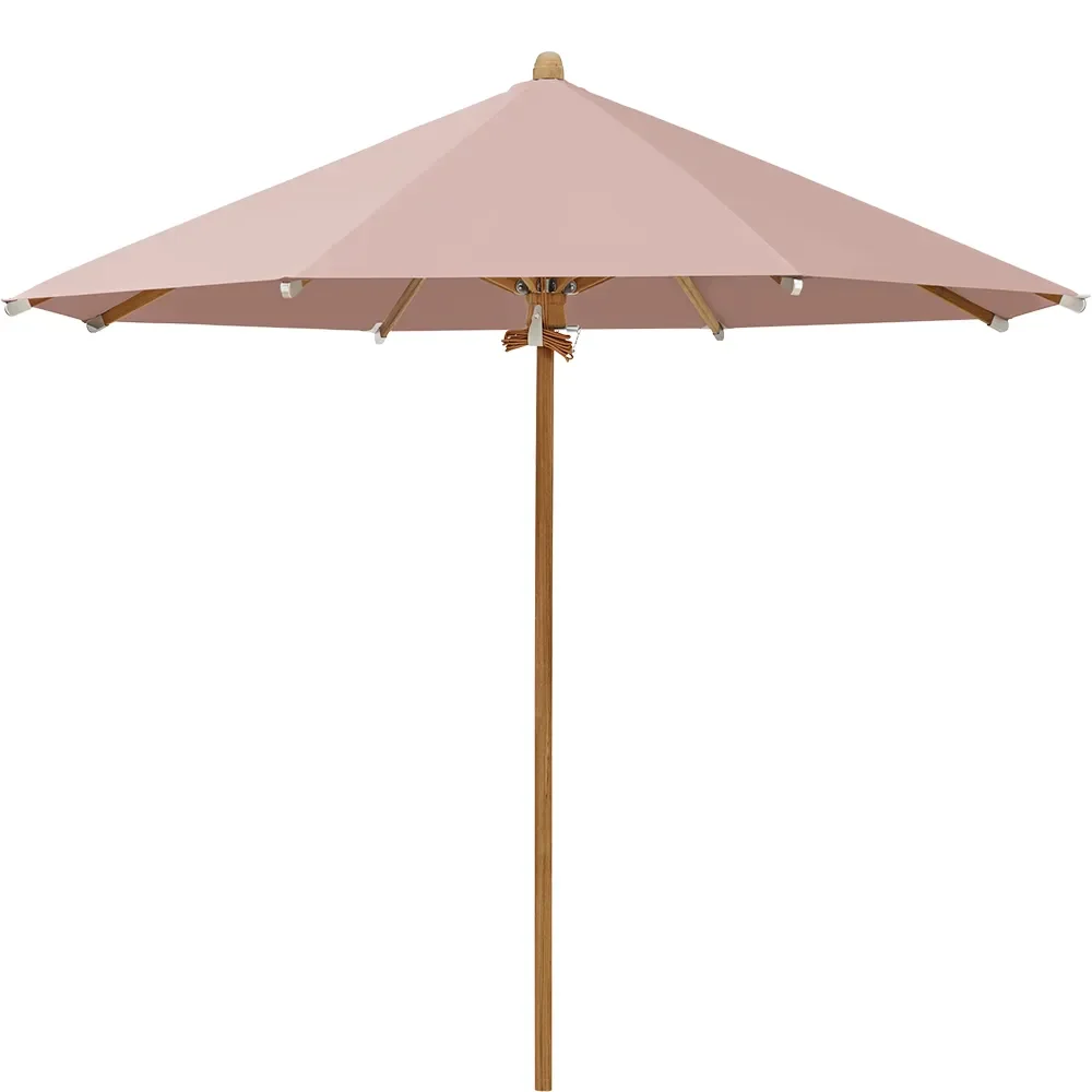 Glatz, Teakwood parasoll 350 cm Kat.5 639 Blush