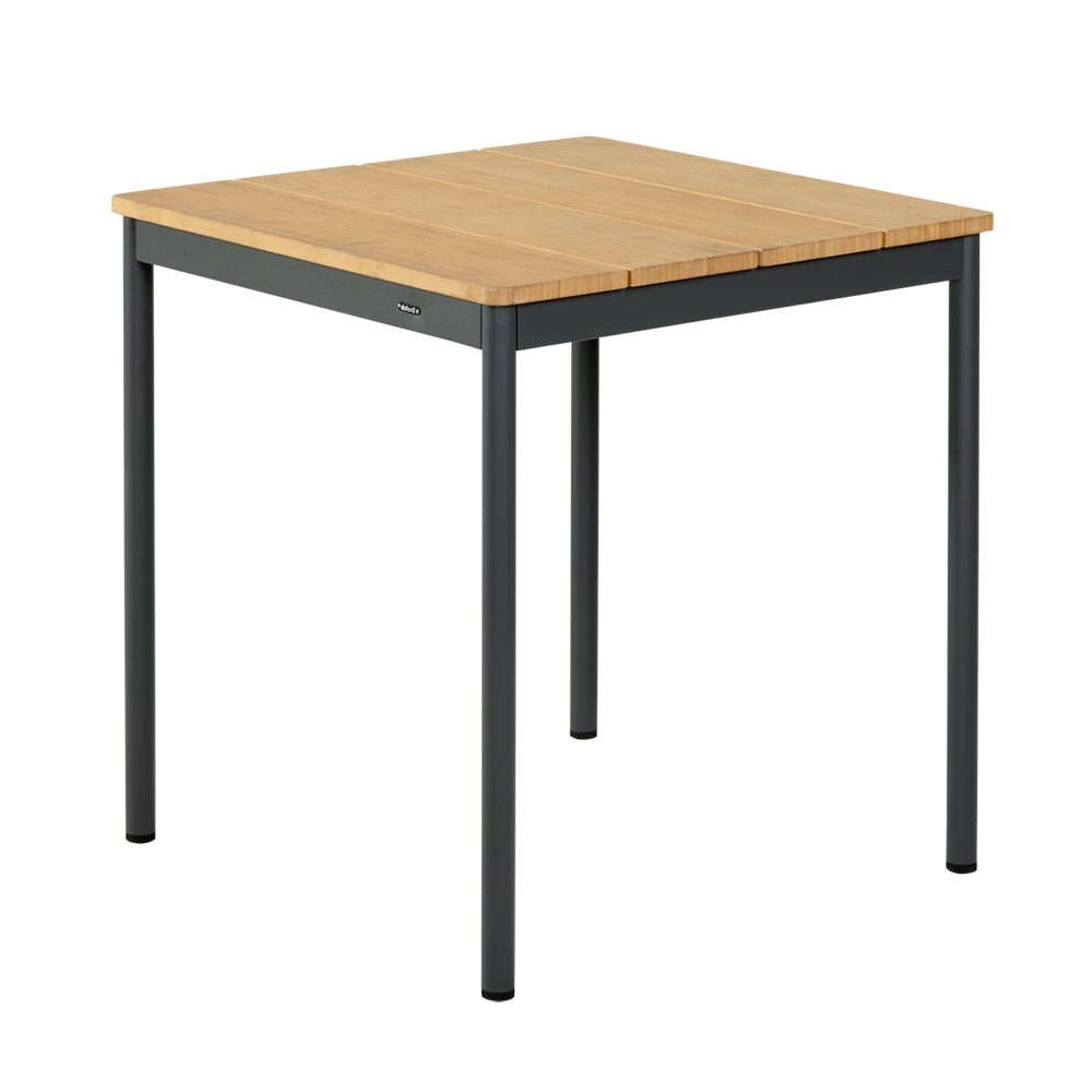 brafab, nox bistro bord  70x70 - bambu/antracit