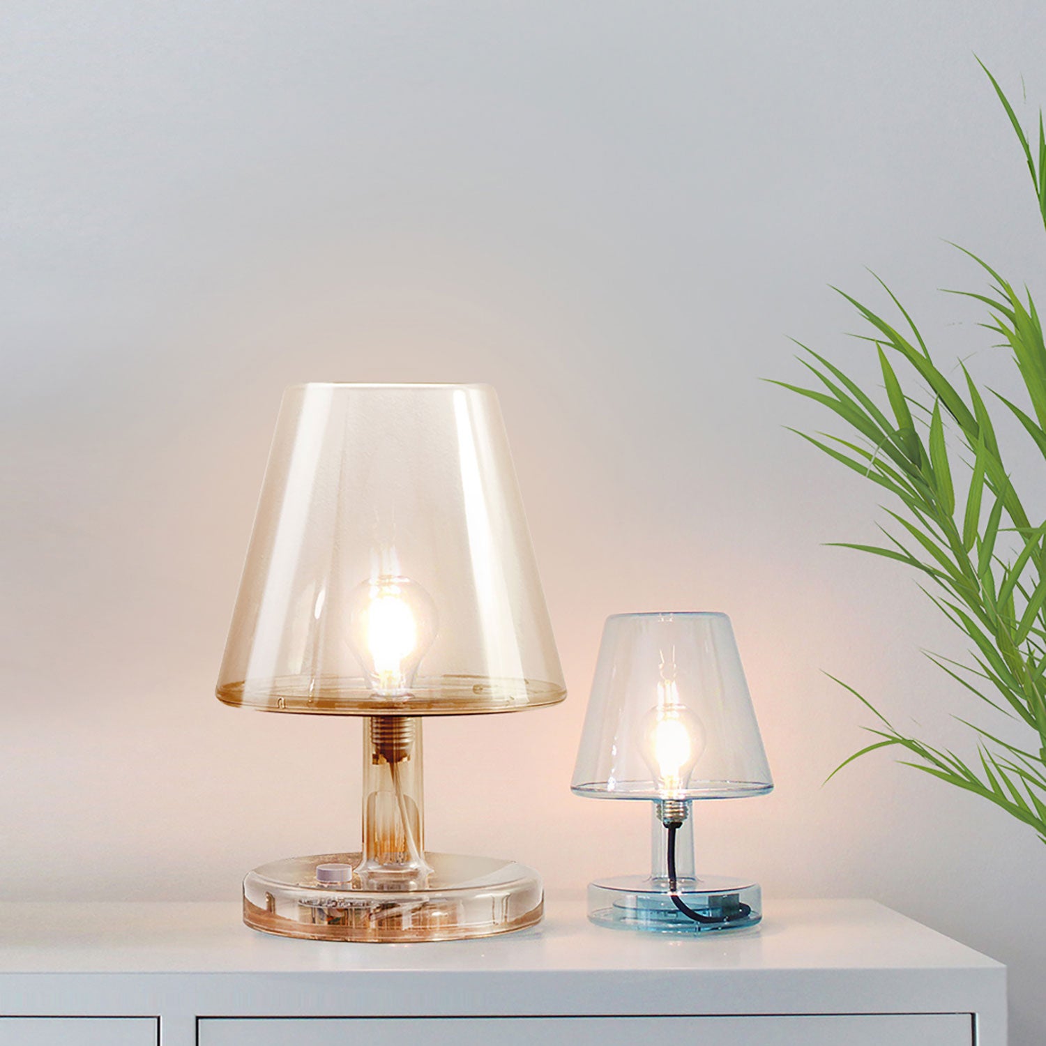 Transloetje lampa transparent 