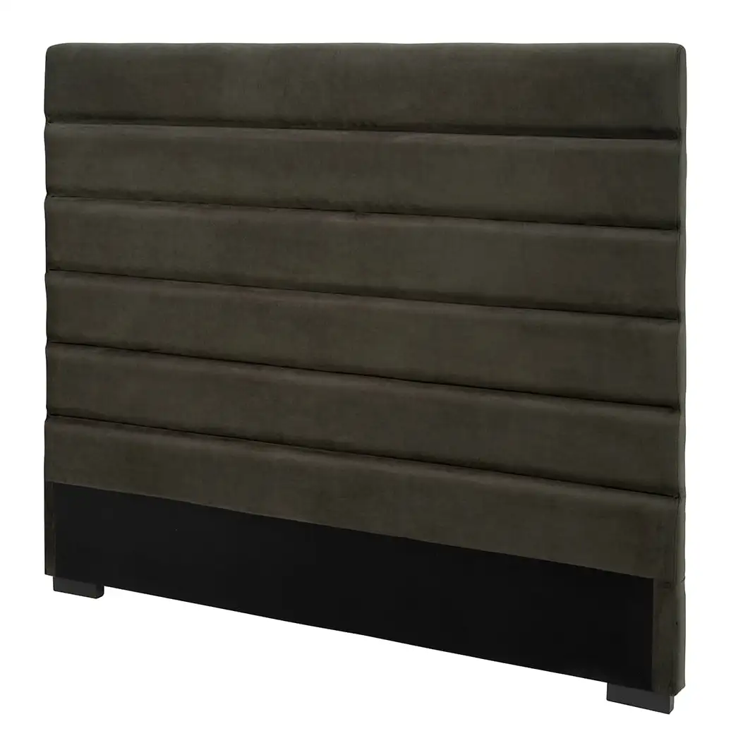 artwood, lisbon sänggavel 180x160 cm velvet dark brown