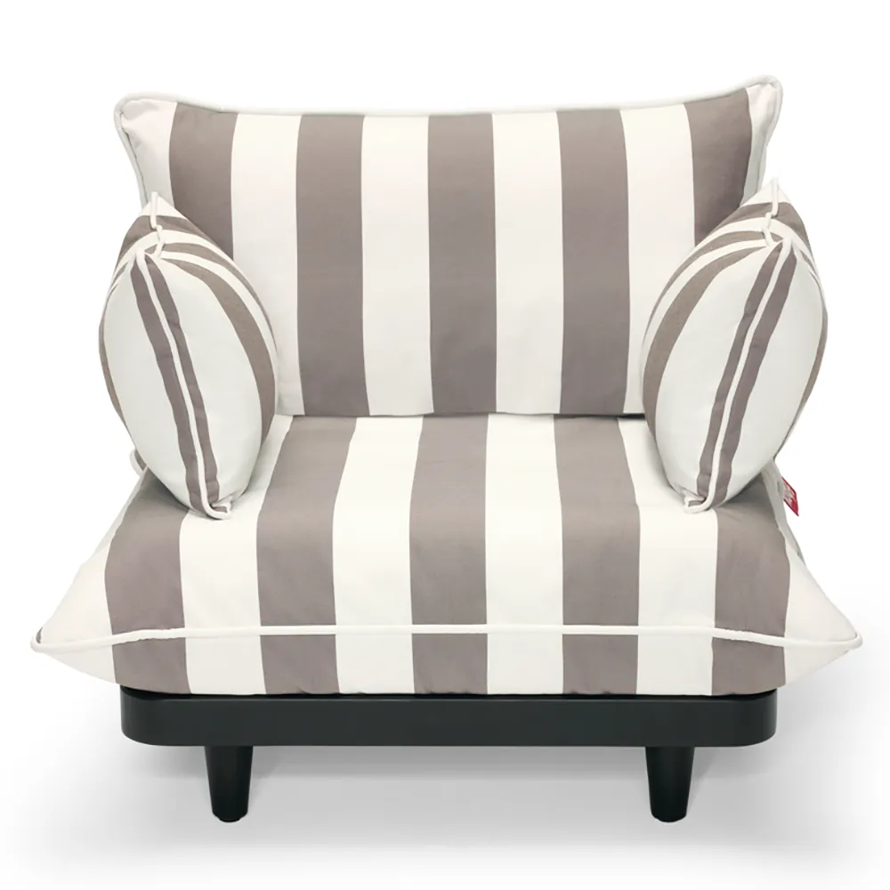 fatboy, paletti lounge fåtölj stripe cacao