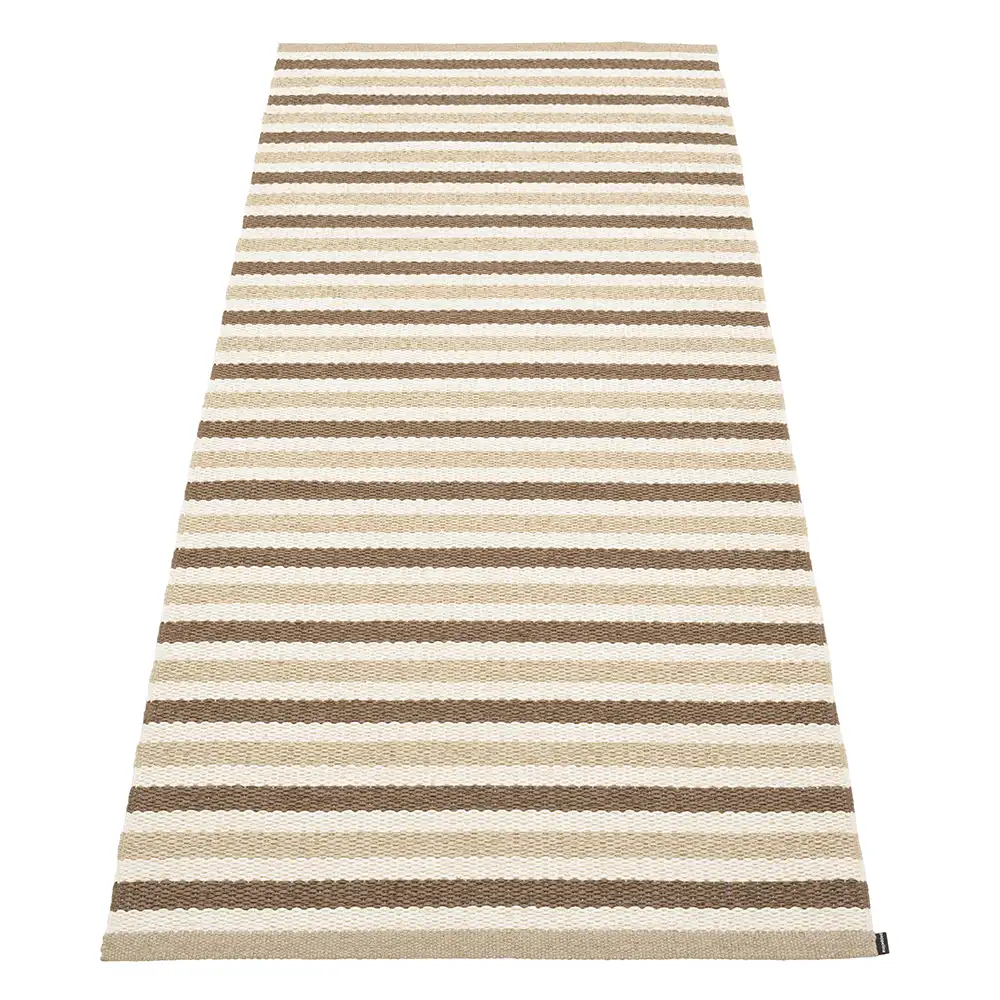 Produktfoto för Pappelina Teo matta 85 cm x 200 cm, brown/beige/vanilla