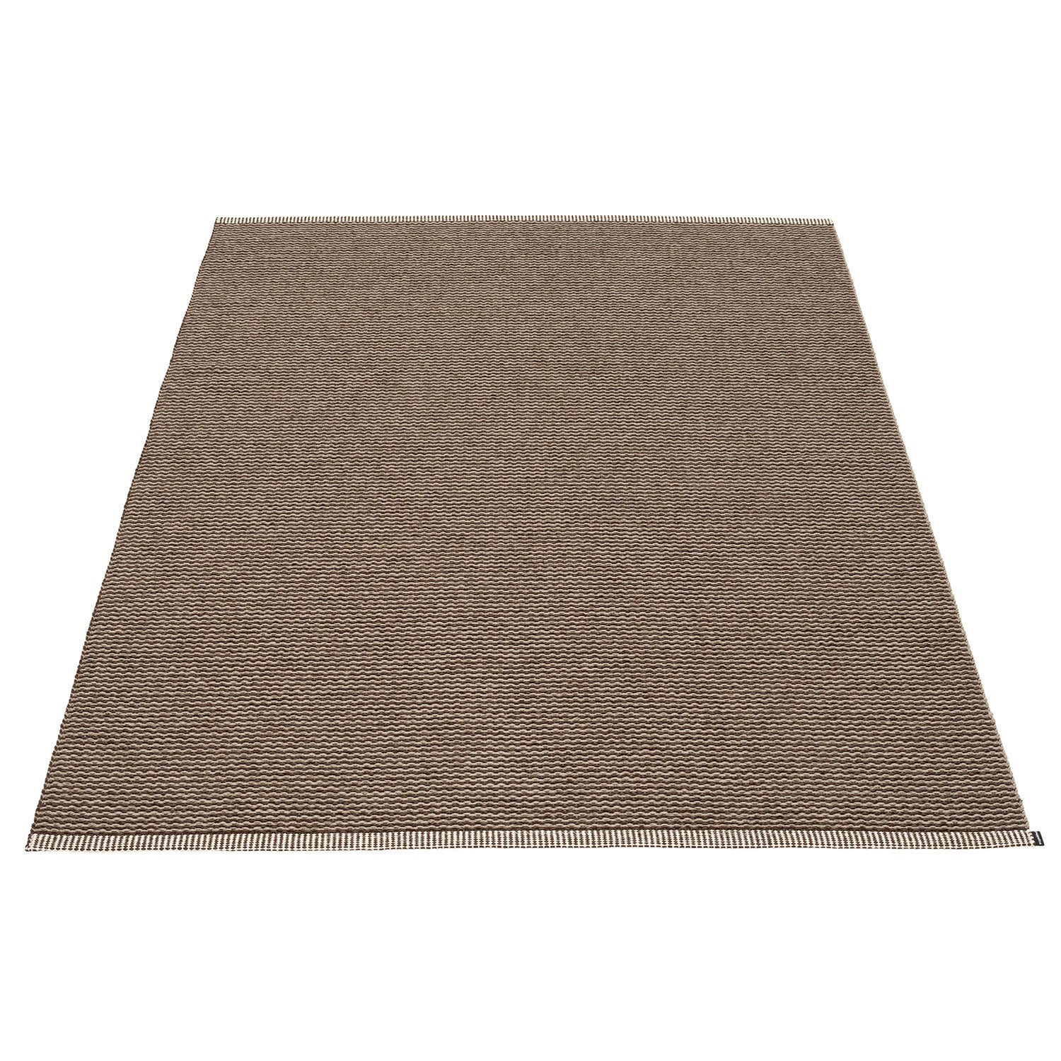 Pappelina Mono matta 230×320 cm dark brown / dark linen