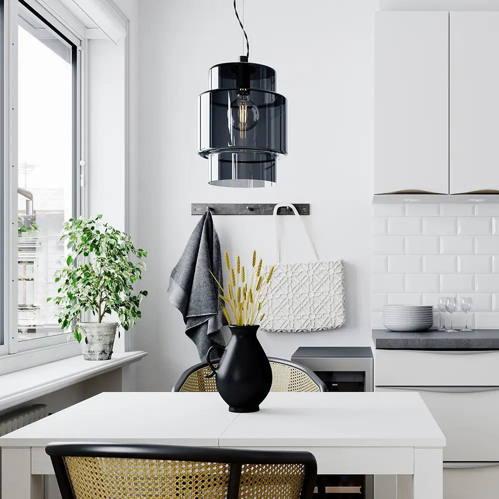 Ebbot Taklampa Ø20 Rökgrå