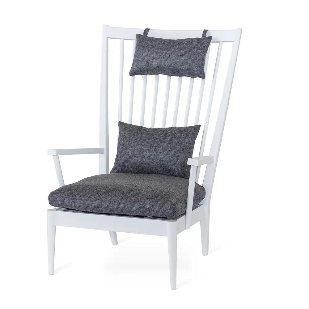 Torkelson, Orust Fåtölj vit/mörkgrå