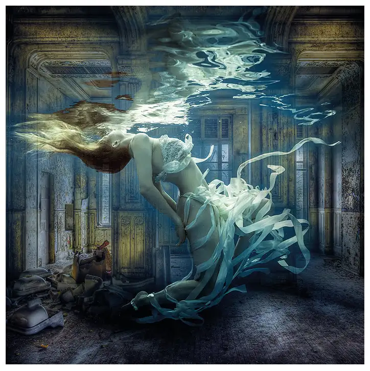 Väggdekor Just in time 100x100 cm