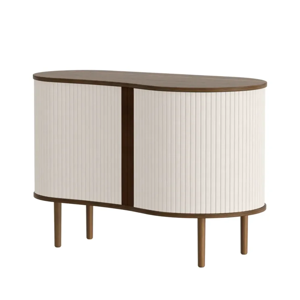 umage, audacious skåp mörk ek/white sands