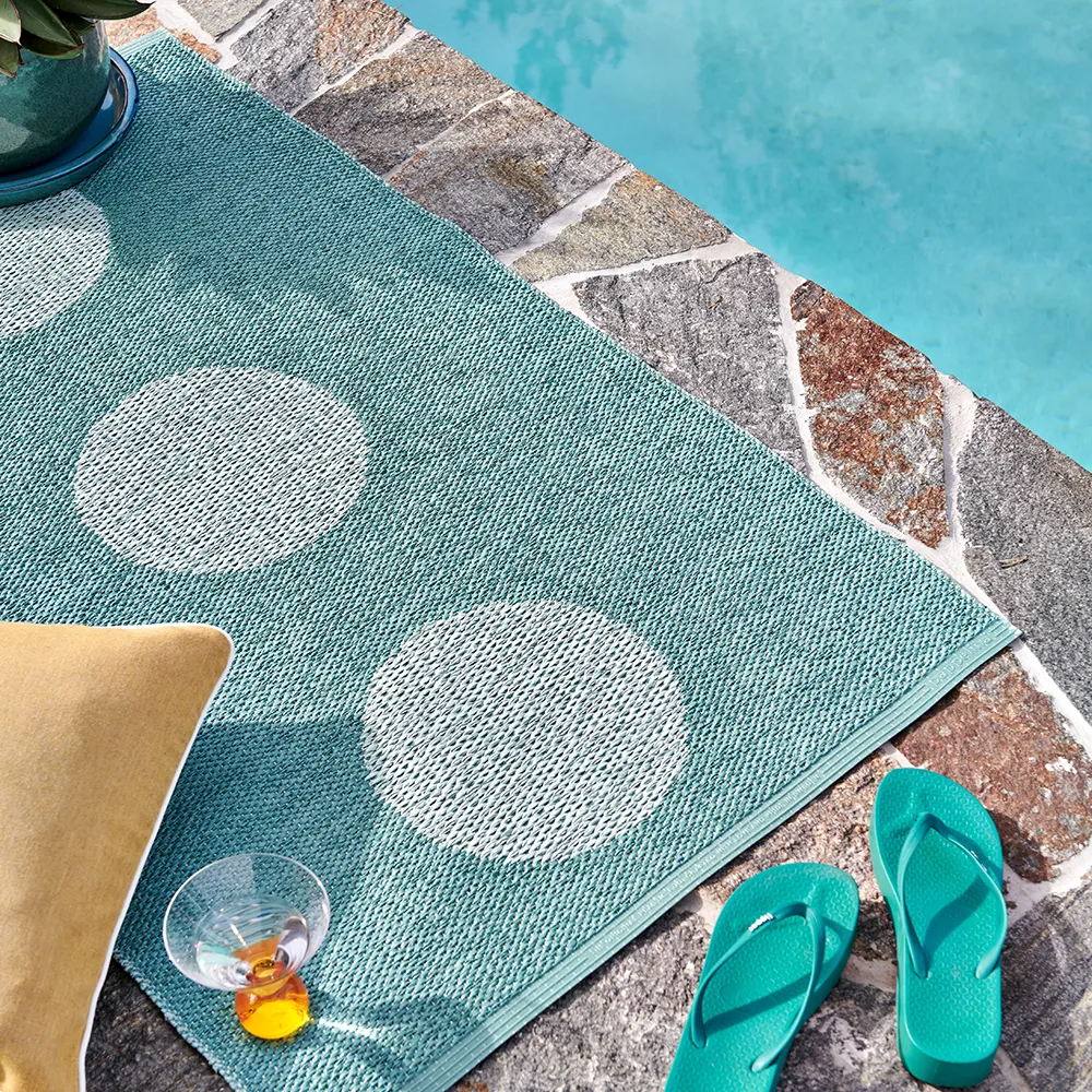 Vera Pop matta Jade/Pale Turquoise 70 x 120cm