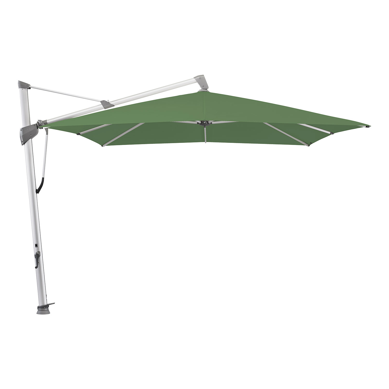 Glatz Sombrano S+ frihängande parasoll 300×300 cm kat.5 anodizerad alu / 677 nile