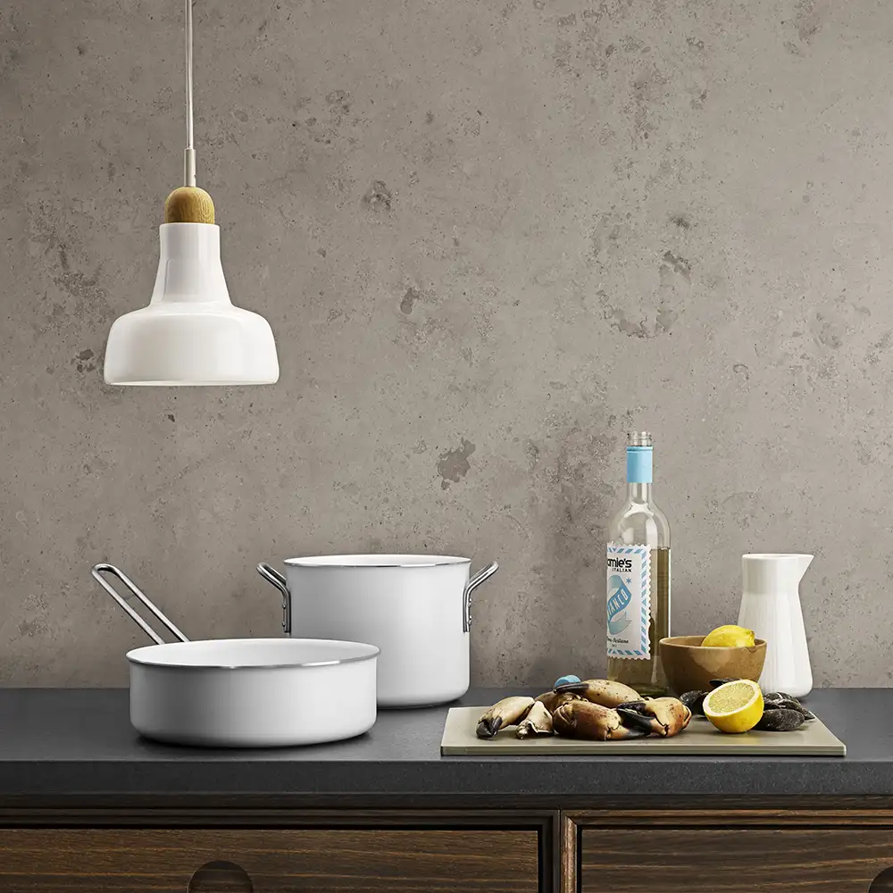 Alternativ bild 1 för Eva Trio Gryta 2,5 ltr. 16 cm. White Line