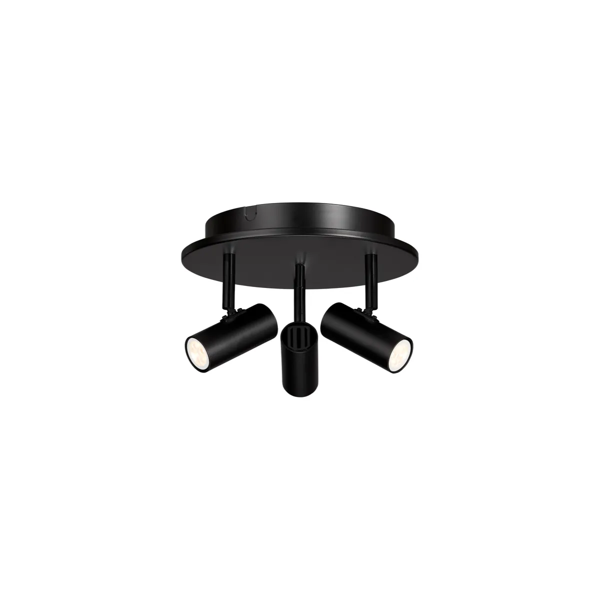 Cato spotlight Triospot metall mattsvart