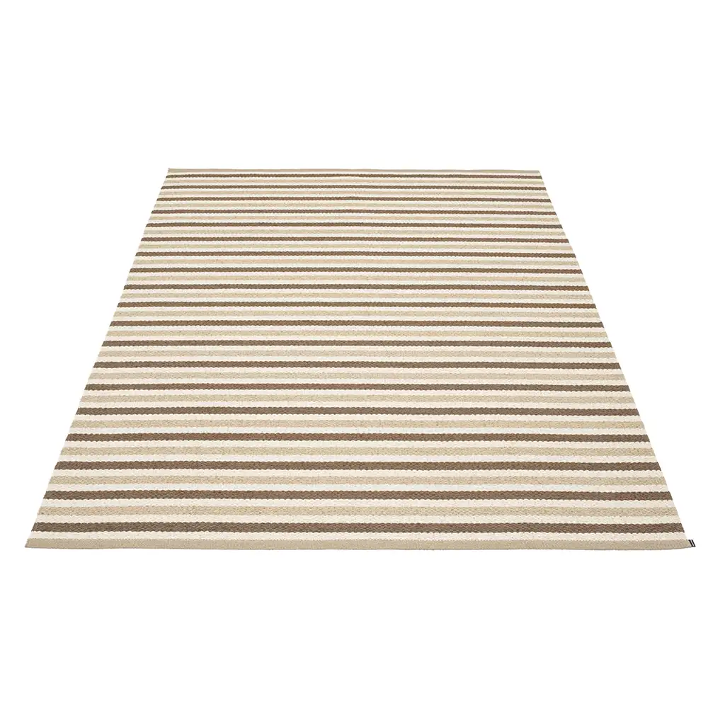 pappelina, teo matta 230x320 cm brown/beige/vanilla