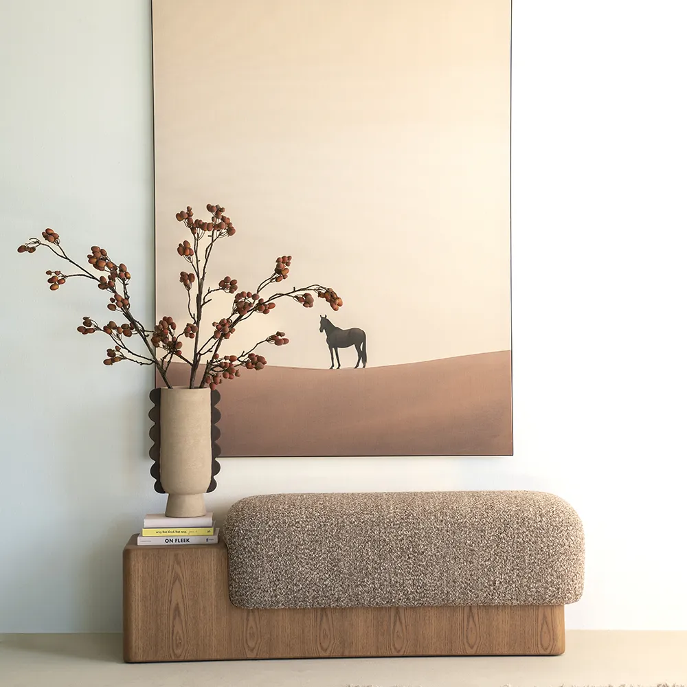 Bänk George Taupe