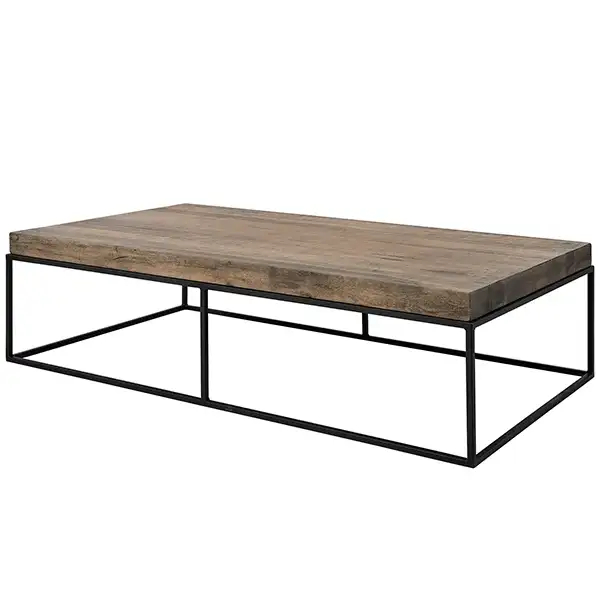 artwood, soffbord carlisle 140x80 cm silver back