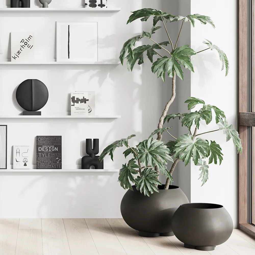 Urchin kruka Big - Coffee