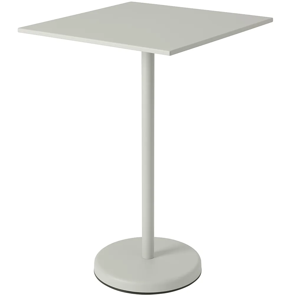 muuto, linear steel barbord 70x70 cm grey
