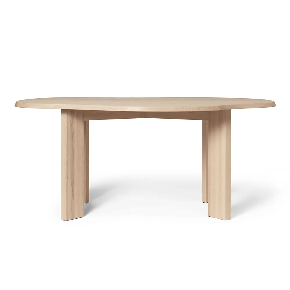 ferm living, tarn skrivbord - white oiled beech
